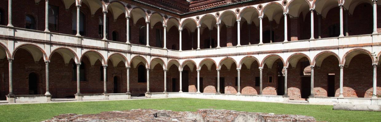 Portico interno: particolare